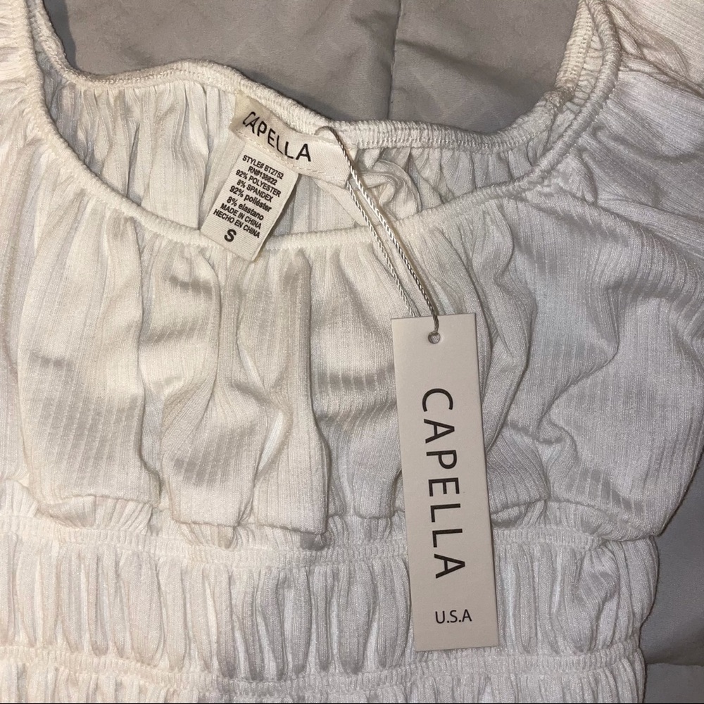 NWT Milkmaid Crop Top*sold* - Picture 2 of 3